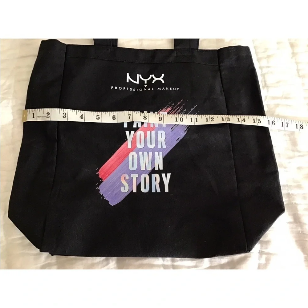 NYX PAINT YOUR OWN STORY Canvas Tote - BRAND NEW
